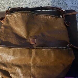 Dooney & Bourke Brown Leather Hobo Bag